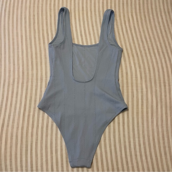 Aerie Blue One-Piece Swimsuit - Picture 3 of 4